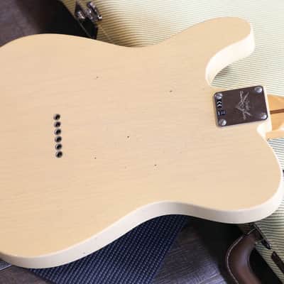 2025 Fender Custom Shop '50 Double Esquire Telecaster Electric Guitar Blonde Relic + COA OHSC image 14