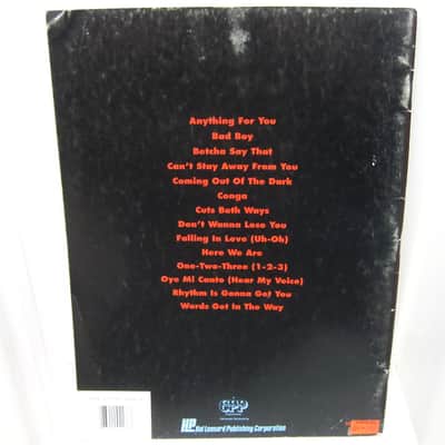 Gloria Estefan and Miami Sound Machine Greatest Hits Easy Piano Music Song Book image 2