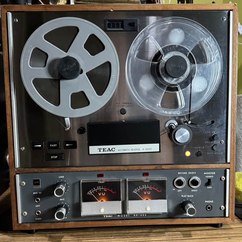 TEAC A-4010S Auto Reverse Reel to Reel – Belt Replaced – AS-IS