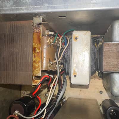 Selmer Stereomaster 100W (Dual 50W) Tube Amp Head 1965-1967 Metal Box | Fully Serviced w/ NOS GE Tubes | Syd Barrett Pink Floyd Era image 9
