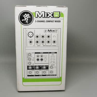 Mackie Mix5 5 Channel Compact Desktop Mixer New in Sealed Box image 2