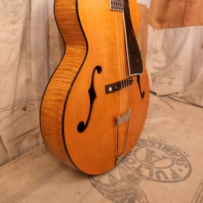 Recording King M-3 Archtop Acoustic Guitar 1940 - Blond image 6