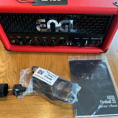 Engl	Fireball 25 Type E633 2-Channel 25-Watt Guitar Amp Head image 4