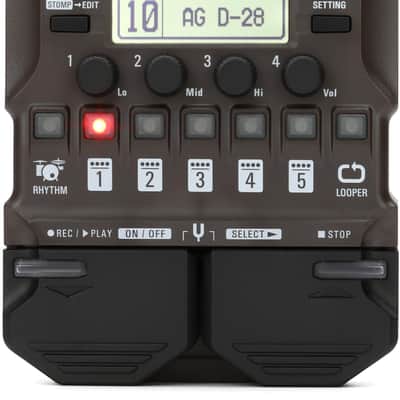 Zoom A1 Four Acoustic Instrument Multi-Effect Processor image 1