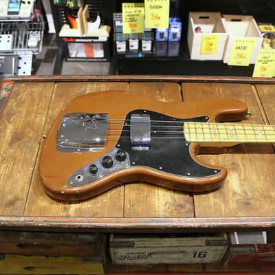 Fender Jazz Bass 3-Bolt with Maple Fretboard 1974 - 1983 - Mocha Brown image 6