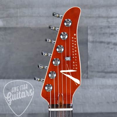 Tom Anderson Angel with Hardshell Case - Fire Burst with Binding image 5