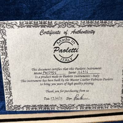 Paoletti Stratospheric Richie Sambora Model Owned By Joe Bonamassa image 13