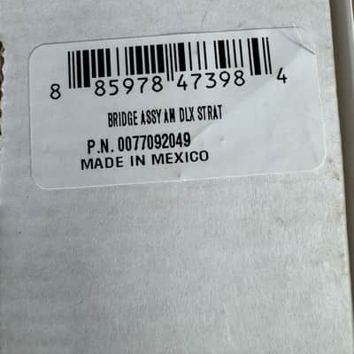 Real Life Relics Fender® Aged American Ultra Stratocaster® Bridge Assembly Model #: 0077092049 image 4