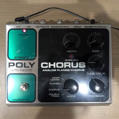 Electro-Harmonix Stereo Poly Chorus Reissue 1999 - 2010 - Black / Silver / Green image 2