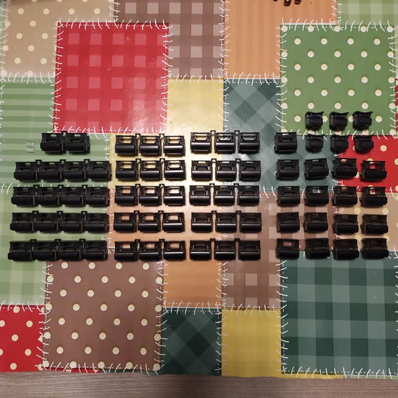 Roland XP-60 All Button Caps (65 Big and 6 Small) for XP-60 and More Rolands image 1