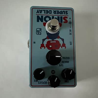 Caline CP513 Simon Super Delay Effects Pedal Digital Analog and Tape Options Caline CP513 2024 - Blue image 6