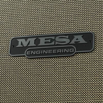 Mesa Boogie Mark VII Head w/ 2x12 Rectifier Vertical Cabinet Custom Rig - Black Bronco w/Cream & Black Grille image 7