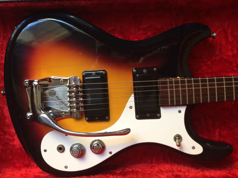 Mosrite Ventures II 1966 Sunburst All-original w/Case image 1