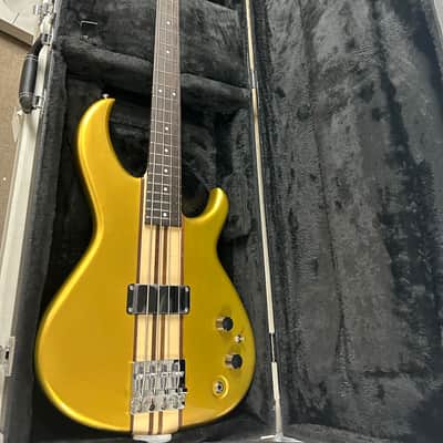 Aria Pro II SB-700 Four String Bass Guitar - Gold Wing w/Free Hard Case image 6