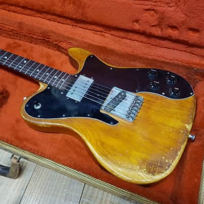 1978 Fender Telecaster Custom Natural Ash Wide Range Humbucker 88 80's image 2