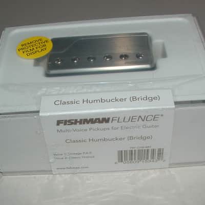 Fishman PRF-CHB-BR1 Fluence Classic Humbucker Bridge 3 Voices (Brushed Stainless) New image 1