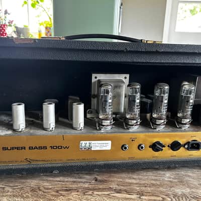 Marshall "plexi" Super Bass 100-Watt, 1968 image 2