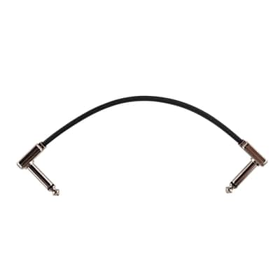 Ernie Ball P06226 Flat Ribbon Right Angle 1/4" TS Patch Cable - 6"