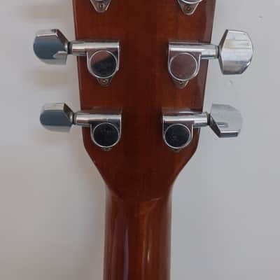 Vintage 1980s Unbranded Dreadnought Acoustic Guitar Martin Takamine Clone D28 D 28 MIJ Made in Japan Huge Sound Low Price image 11