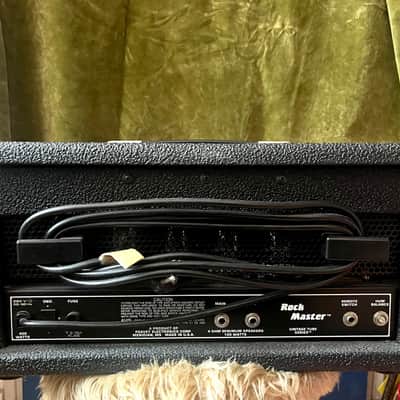 Peavey Rockmaster head 120watts tubes 1984 image 3