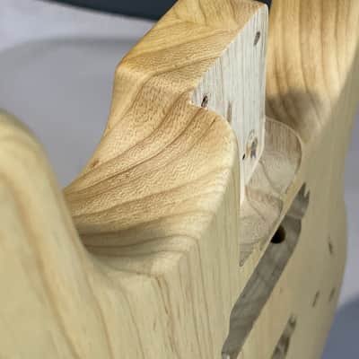 2010's Charvel Mexico Pro Mod Style 1 Natural Ash Wood Guitar Body Hardtail image 17