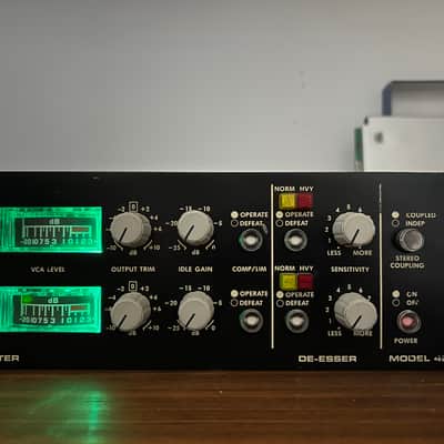 Orban Model 424A Stereo Gated Compressor / Limiter with De-Esser 1980s - Black image 3