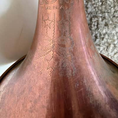 Conn Director "Shooting Star", 18B Trumpet 1956 Tri tone, brass, Nickel, Coprion Bell PLAYER image 8