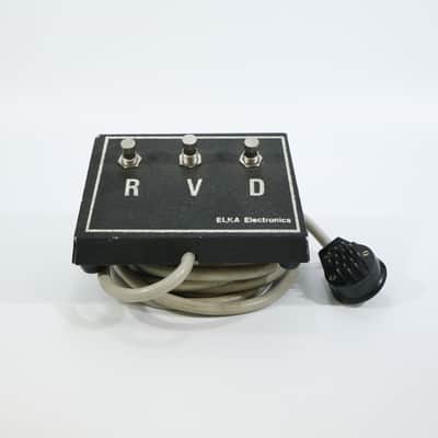 ELKA Electronics Reverb III (Dizzy Tone, Vibrato, Reverb) including footcontroller vintage rare collectible image 7