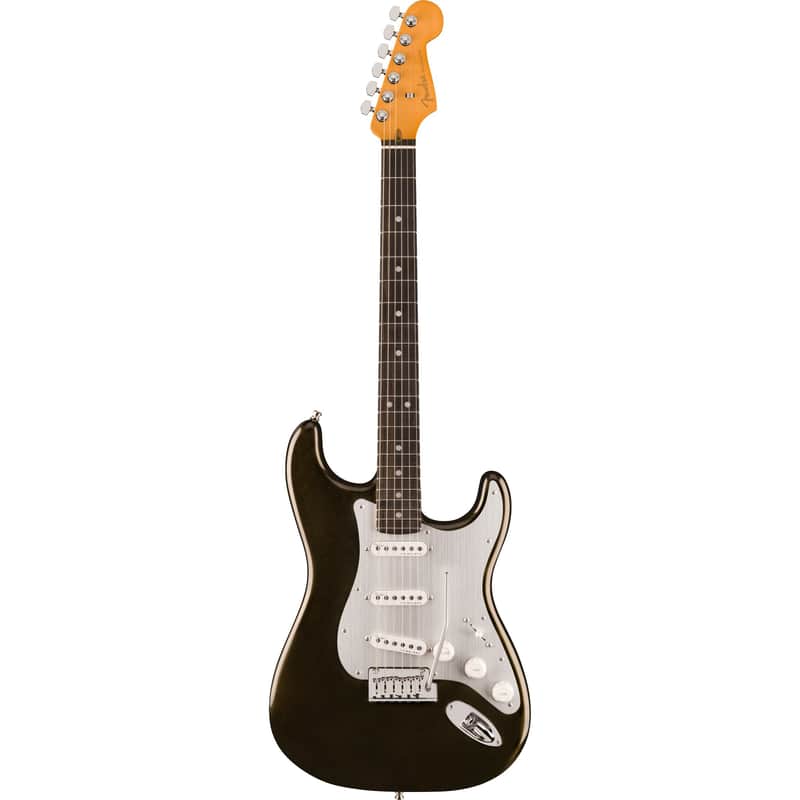 Fender American Ultra II Stratocaster Electric Guitar, Ebony Fingerboard - Texas Tea image 1