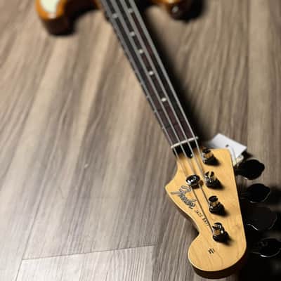 Fender Japan Hybrid II Jazz Bass PJ with Rosewood FB in Vintage Natural JD24009119 image 5