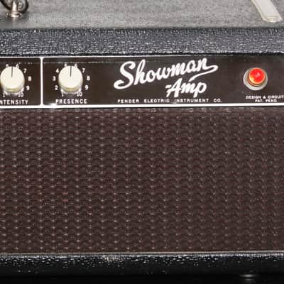 1962 FENDER SHOWMAN 6G14-A 100-Watt 1x12" Brown Face-Piggyback Guitar Amp image 2