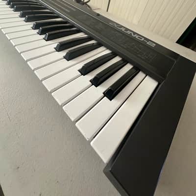 Roland Alpha Juno-2 61-Key Programmable Polyphonic Synthesizer 1985 - 1988 - Black image 3