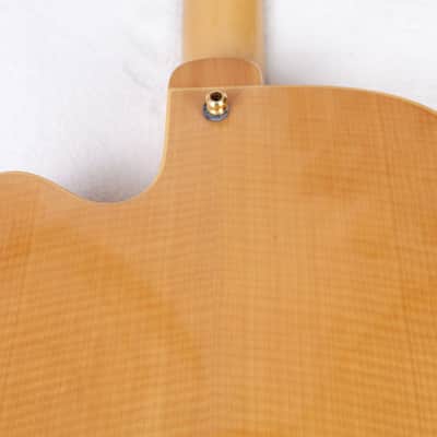 2001 HOFNER Jazzica Custom Archtop Guitar, Blonde Flamed Maple, w/Original Hofner Floating PUP, Hofner Hardshell Case image 13