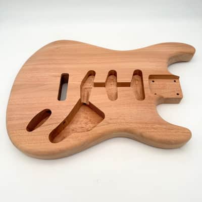 HooDoo Stratocaster Body Mahogany 2-Piece Unfinished Light hsb5341 image 2