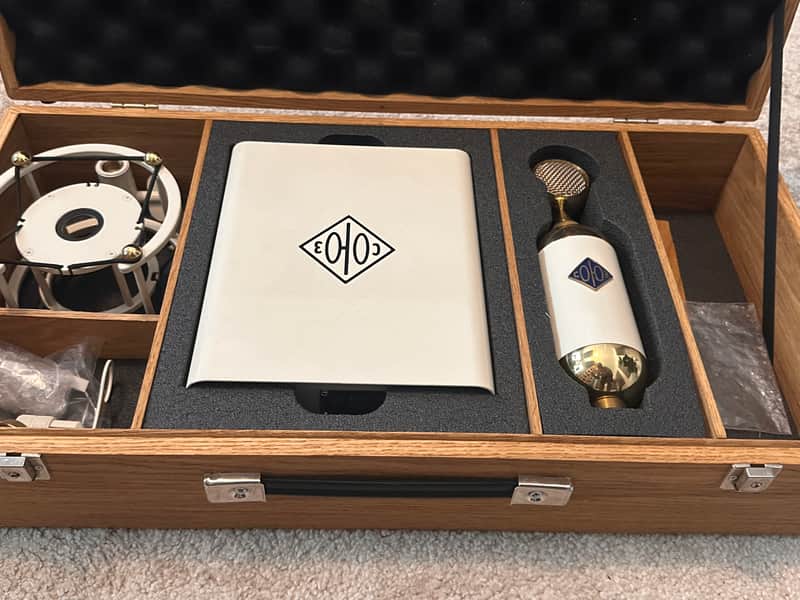 Soyuz Microphones SU-017 v2 Large Diaphragm Cardioid Tube Condenser Microphone 2010s Cream / Brass image 1