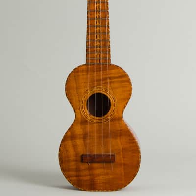 Kumalae  Style 5 Soprano Ukulele,  c. 1920, original black hard shell case. image 1