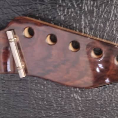 Warmoth Telecaster USA Custom Neck, Floyd Rose, Clear, Upgrades Tele image 4