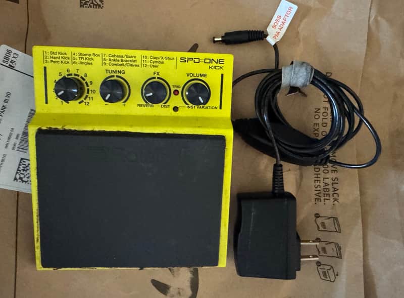Roland SPD::One Kick Digital Percussion Pad 2010s - Yellow image 1