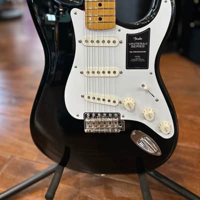 Fender Vintera II '50s Stratocaster with Maple Fretboard Black #MX23077277 / 7lbs. 14.1oz image 6