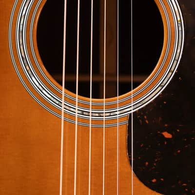 Martin D-41 Dreadnought Acoustic Guitar - 1933 Ambertone with Hardshell Case image 11
