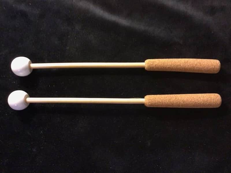 Rohema Percussion - Percussion Mallets Xtra Hard Plastic Ball (Made In Germany) Pair image 1
