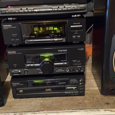 VINTAGE TECHNICS 5CD CHANGER/PHONO/MUSIC STEREO/KENWOOD SYSTEM/MADE IN JAPAN image 2