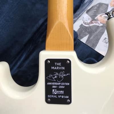 Burns 64 Hank Marvin Ltd Edition 'FACTORY FRESH CONDITION' 2004 - White image 7