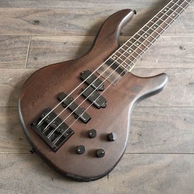 1990's Aria Pro II IGB-50 Integra Active PJ Bass Guitar (Mahogany) image 1