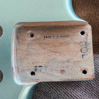 Fender Parallel Universe Jazz Strat Body 2022 Mystic Surf Green image 10
