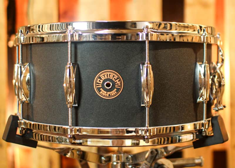 Gretsch 6.5x14 USA Custom Black Copper Snare Drum - G4164BC image 1