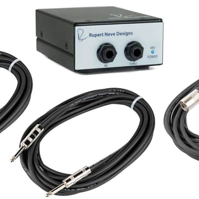 Rupert Neve Designs RNDI-M-CABLE-K Direct Box with 2x 20' 1/4 Cables and a 20' XLR Cable image 1