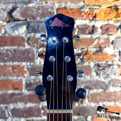 Jerry Jones Shorthorn Neptune III Electric Guitar (1990s - Black) image 10
