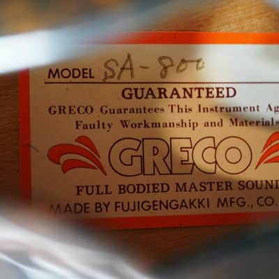 Greco SA-800 WA 1979 - Walnut Fujigen image 24