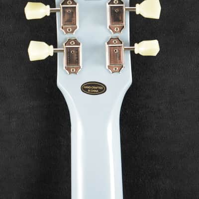 Epiphone IGC J-180 LS Long-Scale Frost Blue (Includes Hard Case) image 10